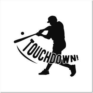 Baseball - Touchdown! Posters and Art